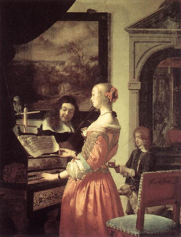 MIERIS, Frans van, the Elder Duet oil painting image